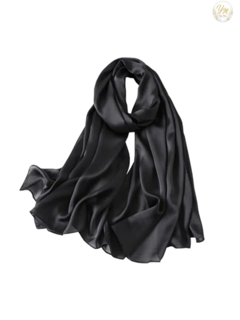 100% Silk Long Scarf Women Large Oblong Shawls Gift Packed